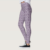 Leggings GeoMetric violet (Gauche)
