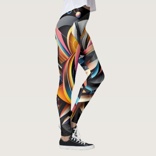 Leggings Géométrie Abstraite (Droite)