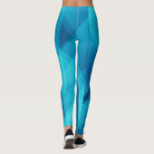 Leggings Géométrie bleue (Dos)