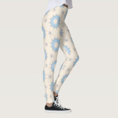 Leggings Géométrie Blue Starburst (Droite)
