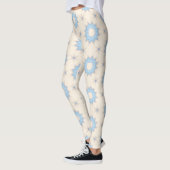 Leggings Géométrie Blue Starburst (Gauche)