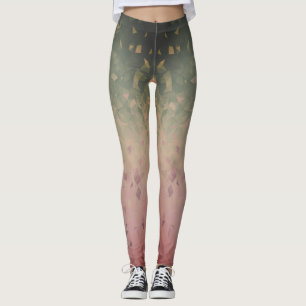 Leggings Géométrie - kiwi aux fraises