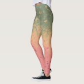 Leggings Géométrie - pastèque (Gauche)