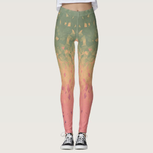 Leggings Géométrie - pastèque