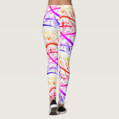 Leggings géométrique arc-en-ciel - (Dos)