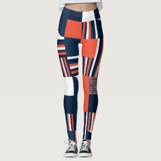 Leggings Géométrique créative : Conception moderne et trans