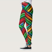 Leggings Géométrique fluorescent (Gauche)