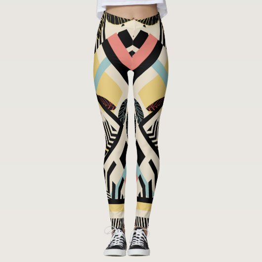 Leggings Géométrique minimaliste : conception Motif (Devant)