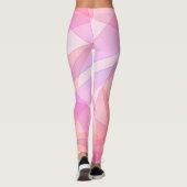 Leggings Géométrique rose (Dos)