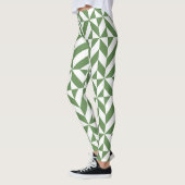 Leggings Géométrique verte (Gauche)