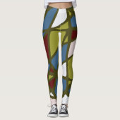 Leggings géométriques (Devant)