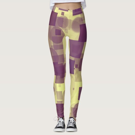 Leggings géométriques (Devant)
