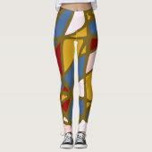 Leggings géométriques (Devant)