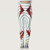 Leggings géométriques Abstraits - Vêtements actifs (Devant)