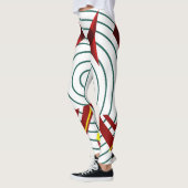 Leggings géométriques Abstraits - Vêtements actifs (Gauche)