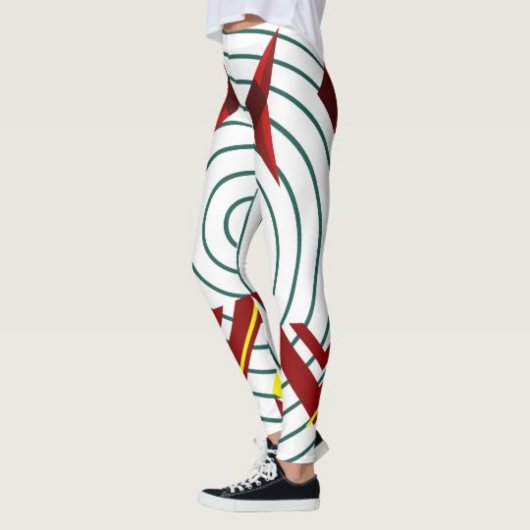 Leggings géométriques Abstraits - Vêtements actifs