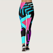 Leggings géométriques colorés (Dos)