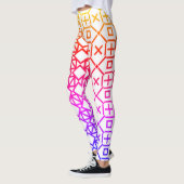 Leggings géométriques colorés (Gauche)