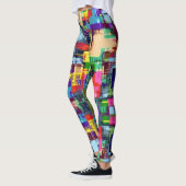 Leggings géométriques colorés (Gauche)