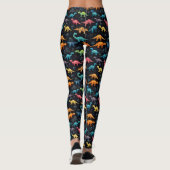 Leggings géométriques Dino (Dos)