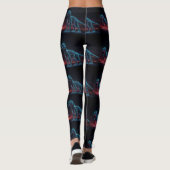Leggings géométriques Dino (Dos)