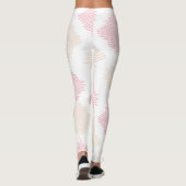 Leggings géométriques minimalistes modernes Text (Dos)