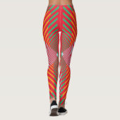 Leggings géométriques modernes (Dos)