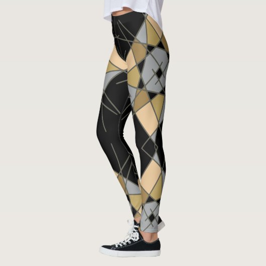 Leggings géométriques par Joya Eve (Gauche)