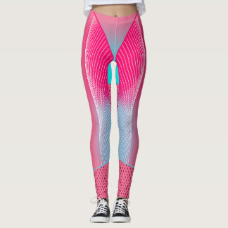 Leggings géométriques rétro-électriques Pop Energy