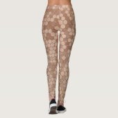 Leggings géométriques roses (Dos)