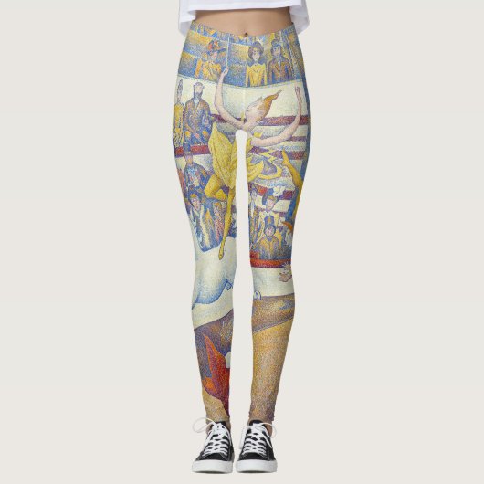 Leggings Georges Seurat - Le Cirque (Devant)