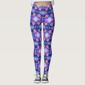 Leggings Gerberas colorés (Devant)