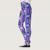 Leggings Gerberas colorés (Gauche)