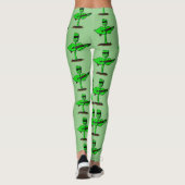 Leggings Germinator cyborg plante dessin humoristique (Dos)