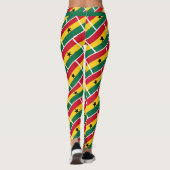 Leggings GHANA DRAPEAU Écriture EXÉCUTEZ VOTRE COURSE Perso (Dos)