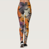 Leggings Ghoul Halloween Vintage Pattern  (Dos)