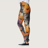 Leggings Ghoul Halloween Vintage Pattern  (Gauche)