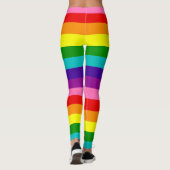 Leggings Gilbert Baker Gay pride Drapeau Texte personnel (Dos)