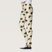Leggings Ginkgo Biloba Motif Feuille Leging (Gauche)