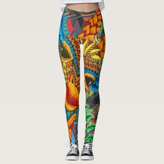 Leggings Girafe Boho (Devant)