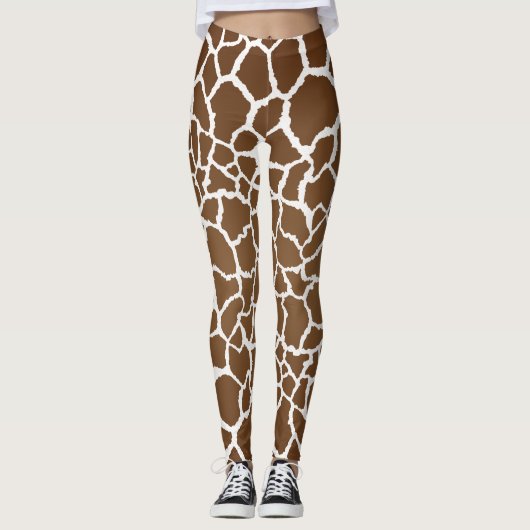 Leggings Girafe imprimée (Devant)