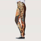Leggings Girafes, nous art d'animal de trois Africains (Gauche)