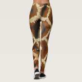 Leggings Giraffe moderne Imprimer brun (Dos)