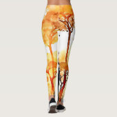 Leggings Giraffe Savannah Art (Dos)