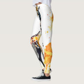 Leggings Giraffe Savannah Art (Gauche)