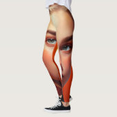 Leggings Girl with blue eyes (Gauche)