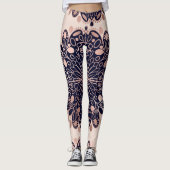 Leggings Girly Boho Rose Gold Blush (Devant)