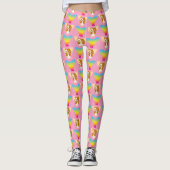 Leggings Gizmo | Motif arc-en-ciel (Devant)