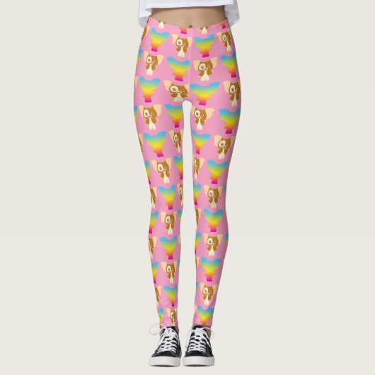 Leggings Gizmo | Motif arc-en-ciel (Devant)