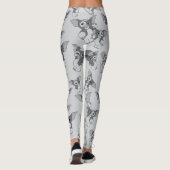 Leggings Gizmo | Motif noir et blanc (Dos)